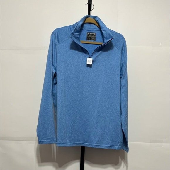 Jos A Bank Sz M  Blue Traveler Collection Tailored Fit Quarter Zip Pullover - Picture 2 of 5